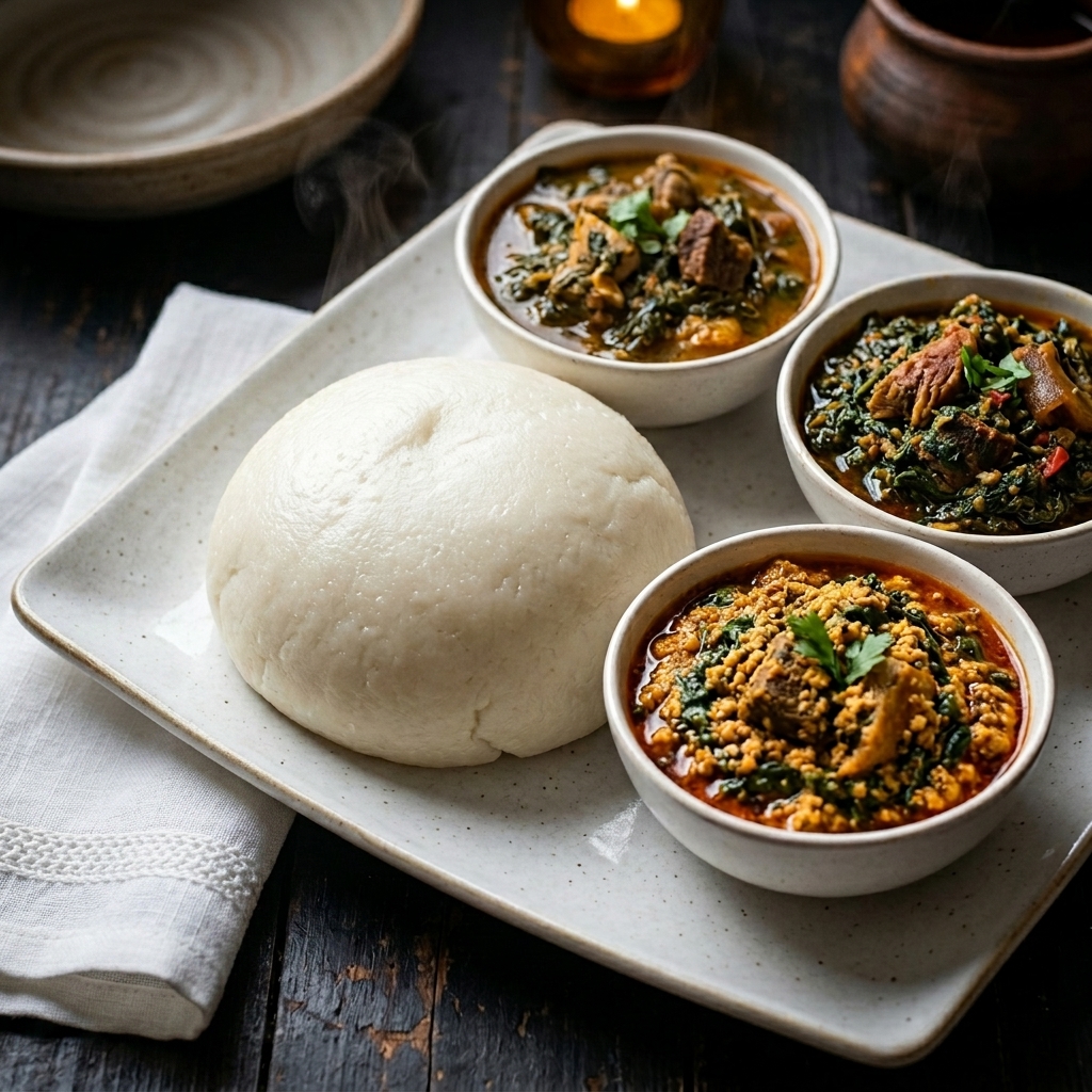 Authentic Nigerian Soups and Semo